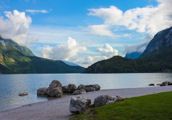 lake in the mountains