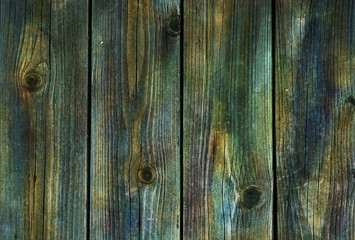 Aged boards of various colors and uses 