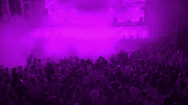 audience party festival music disco people, audience