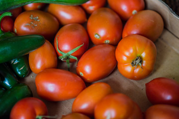 Tomaten und Jalapeno