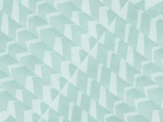 Zig zag design - turquoise and white design element - triangle geometric pattern