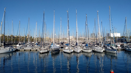 Fototapeta na wymiar Barcelona Puerto