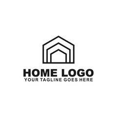 Home logo design vector template