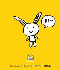 부활절 / 손으로 그린 부활절 일러스트