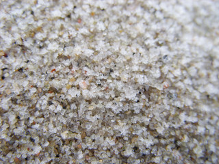 Sand in the frost