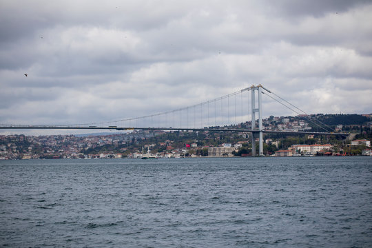 Cityscape , Bospurus Bridge Istanbul , Turkey