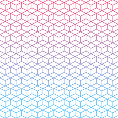 Seamless geometric gradient background. Texture with rhombus and nodes