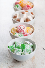 Turkish delight close up
