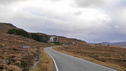 Landschaftsszenerie Isle of Harris, outer hebrides, Schottland