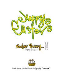 부활절 / 손으로 그린 부활절 일러스트