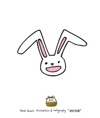 부활절 / 손으로 그린 부활절 일러스트