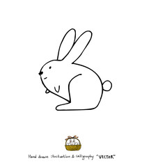 부활절 / 손으로 그린 부활절 일러스트