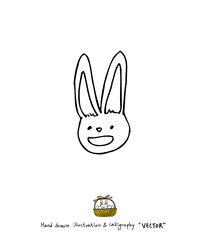 부활절 / 손으로 그린 부활절 일러스트