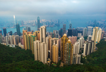 Fototapeta na wymiar mistake image in hongkong