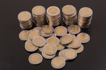euro coins