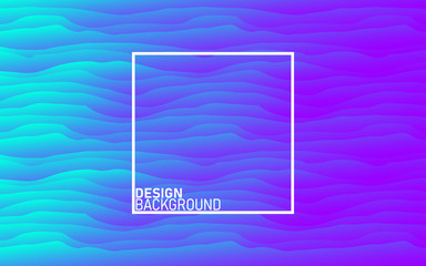 Abstract background, gradient waves. Trendy background. Template for your projects.