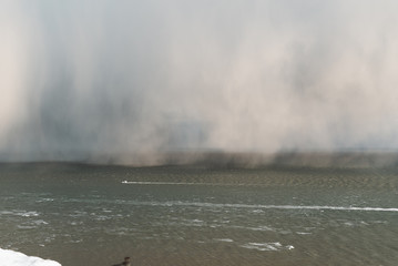 Snow Fall At Sea