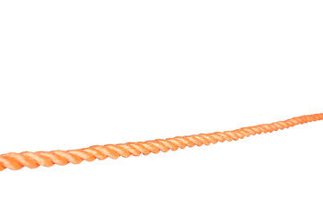 Color rope on white background. Simple design