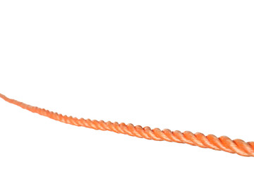 Color rope on white background. Simple design