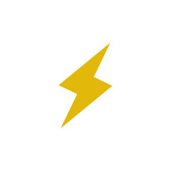 Bolt icon graphic design template vector