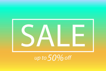 Obraz premium Sale banner. Final promo background. Vector illustration. Hot Summer Sales design. Eps 10.