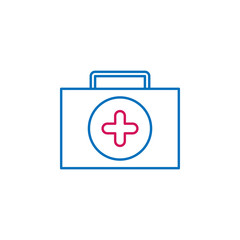 Medical, medical kit colored icon. Element of medicine illustration. Signs and symbols icon can be used for web, logo, mobile app, UI, UX