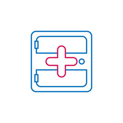 Medical, emergency kit colored icon. Element of medicine illustration. Signs and symbols icon can be used for web, logo, mobile app, UI, UX