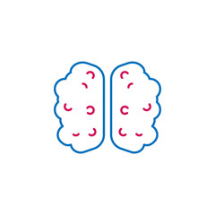 Medical, brain colored icon. Element of medicine illustration. Signs and symbols icon can be used for web, logo, mobile app, UI, UX