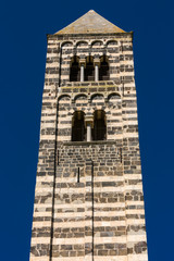 Obraz premium Campanile della Basilica di Saccargia - Codrongianus- Sassari - Sardegna