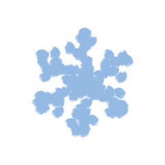 Simple Grunge Snowflake