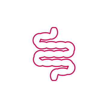 Medical, intestines colored icon. Element of medicine illustration. Signs and symbols icon can be used for web, logo, mobile app, UI, UX