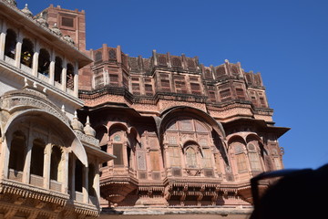 the ancient palace in jodhpur India
