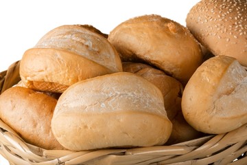 Assorted Breads in a Basket