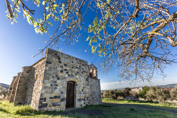 Fototapeta premium Chiesa di San Domino - Genuri - Sardegna
