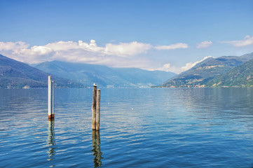 Luino am Lago Maggiore in Norditalien - Luino on Lago Maggiore in northern Italy