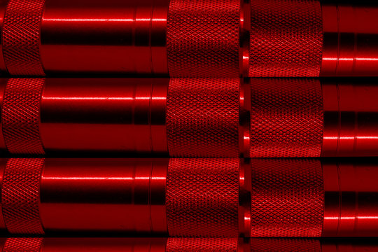 Red horizontal metalic background for design