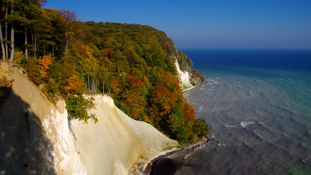 Ruegen Kreidekueste im Herbst