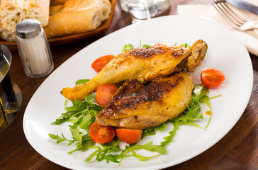 Tasty snack – roasted chicken legs