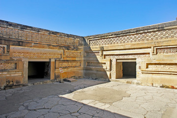 Palace at Mitla  in the state of Oaxaca in Mexico
