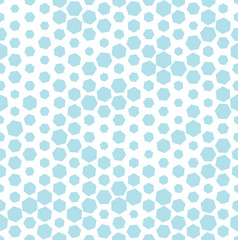 hexagon halftone seamless minimal design pattern, geometric background print texture
