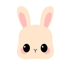 Cute rabbit face