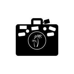 Luggage symbol, Bag tourist web icon