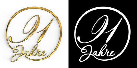 German Golden number ninety-one years