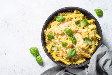 Mac and cheese traditional american macaroni casserole