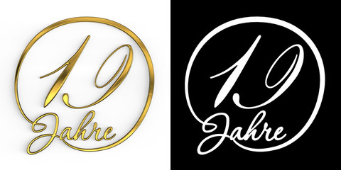 German Golden number nineteen years