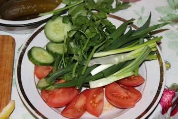fresh veggies