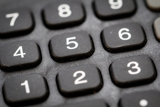 Taschenrechner, Tastatur, Elektronik