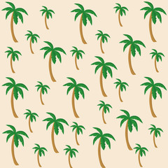 pattern of coconut tree