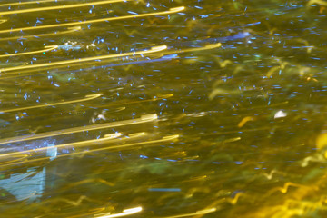 Defocused image of city lights