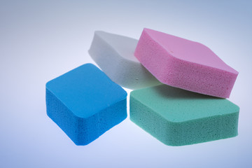 Colored  Wet & Dry Makeup Sponges